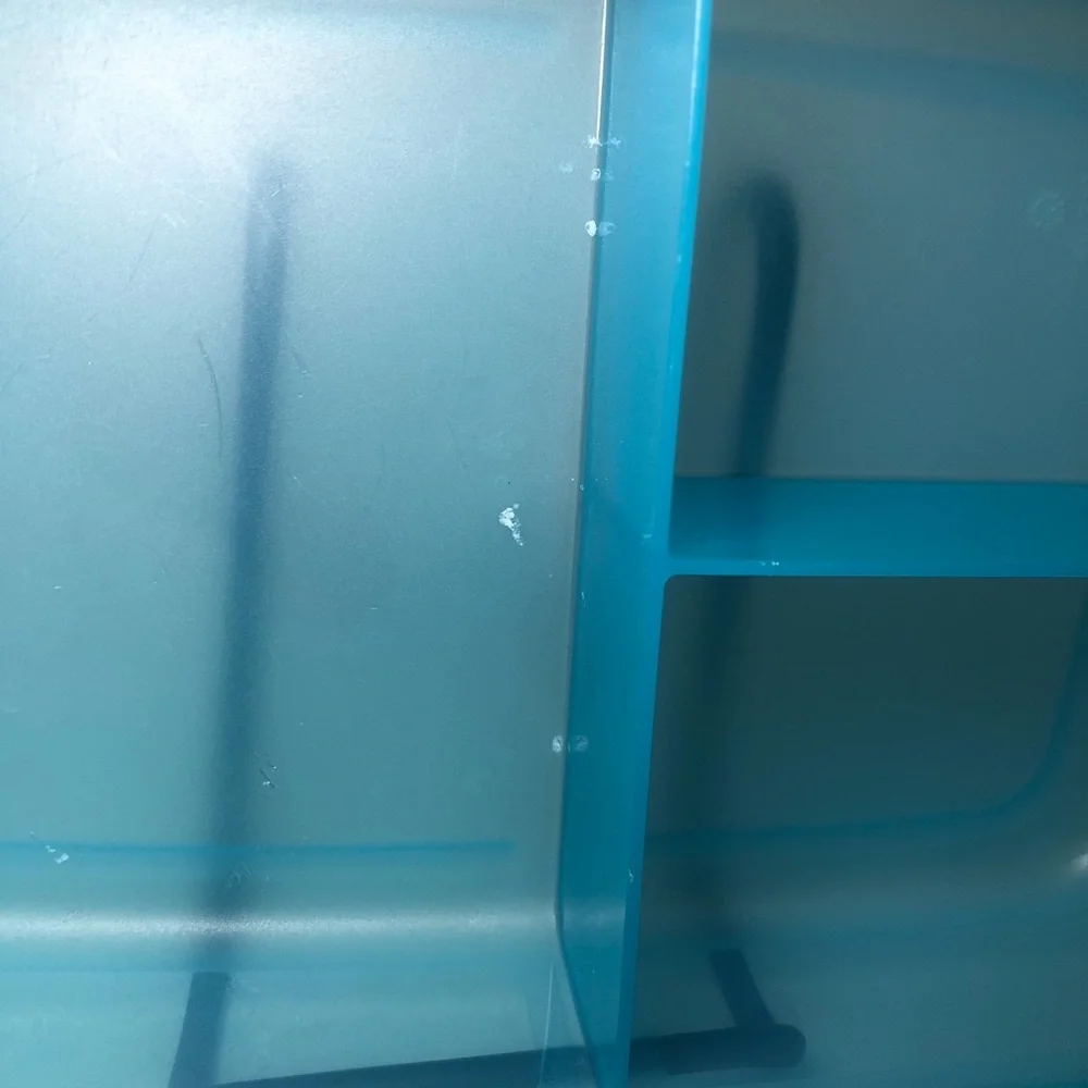 Tupperware Eco Lunch-It Divided Container 3 Slot Blue #7817B-2
